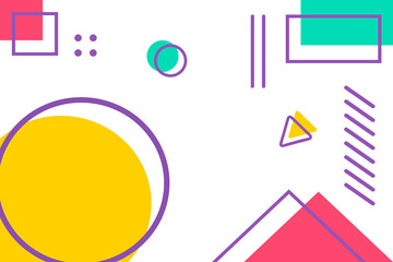 Download memphis style design background