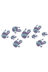 Handprint Small Fish