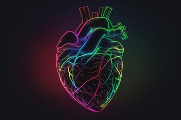 Colors of Human Heart Generative AI