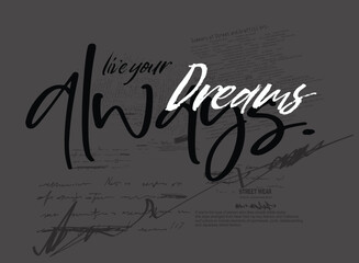 graffiti slogan print with neon spray, t shirt graphics print vector illustration design, vector grunge background, Urban typography hipster street art for T shirt