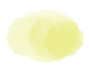 yellow abstract watercolor hand painted background