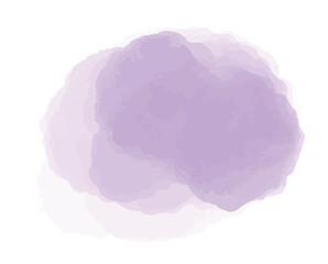 Fototapeta premium purple watercolor texture on white background. 