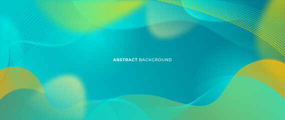 A flowing color background with gradient wave colors. Futuristic design poster.