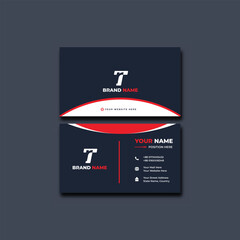 Contemporary Gradient Business Card Layout