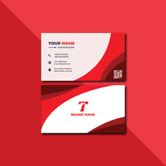 Contemporary Gradient Business Card Layout