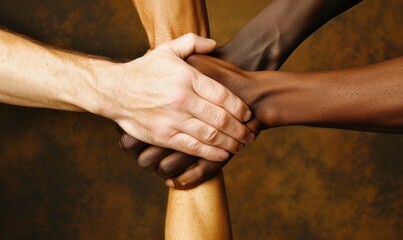 banner photo; depicts diverse hands united 