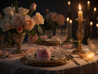 valentines table decoration