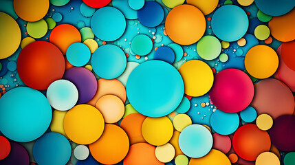 A colorful background with circles of different colors,,
 Colorful Circles Background

