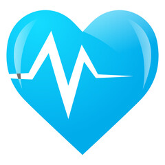 heart and heartbeat symbol