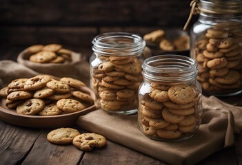 Indonesia table jarknown keju wooden Cookies kue sagu rustic Served