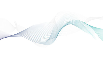 Elegant abstract line art on white background.