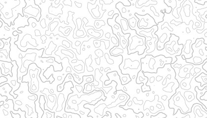 Black on white contours vector topography stylized height of the lines. The concept of a conditional geography scheme and the terrain path. Ultra wide size. Map on land vector terrain Illustration.