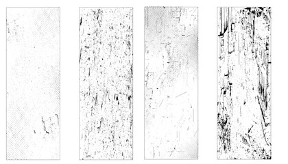 Collection of 4 grunge image.