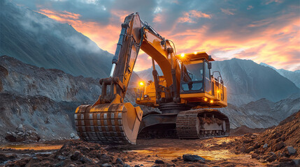 Excavator, Heavy Equipment, Dump Truck, Mining, Earth Movers