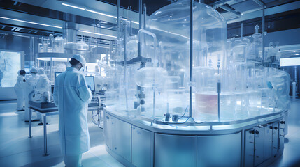 scientist working in laboratory