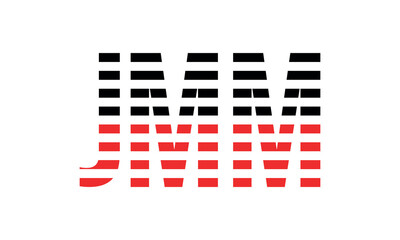 JMM three initial letter iconic line negative space minimal logo design vector template. monogram, abstract, wordmark, business, typography, minimalist, brand, company, flat, modern, unique, simple