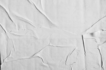 White damaged paper poster texture background - obrazy, fototapety, plakaty