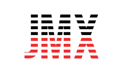 JMX three initial letter iconic line negative space minimal logo design vector template. monogram, abstract, wordmark, business, typography, minimalist, brand, company, flat, modern, unique, simple