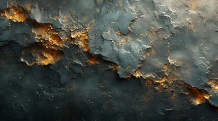 Close Up of a Wall With Heavy Rust - obrazy, fototapety, plakaty