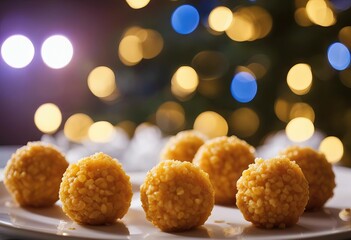 occasions Indian served laddoo festive religious popular often Laddu ballshaped sweets They subcontinent