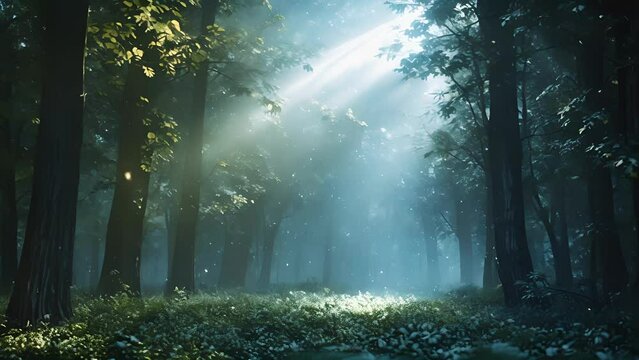 A dreamlike forest of pulsating sound as trees sway and hum in perfect harmony creating a symphony of natures own speakers.