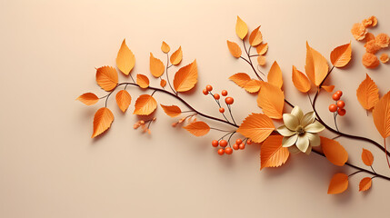 Autumn themed artistic arrangement composed of dried nature elements on a white backdrop Symbolizing,,
Artistic Dried Nature on a White Canvas

