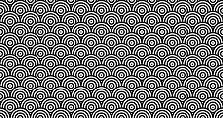abstract background black and white circle line pattern