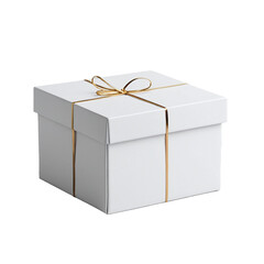 Gift box present isolated transparent background