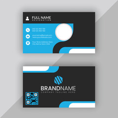 Free vector modern business card template.