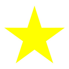 The yellow star icon has a transparent background