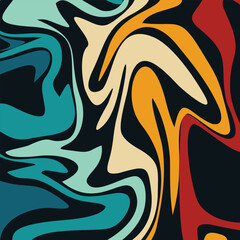 Swirling Melting Liquid Colorful Rainbow Colored for Background Texture