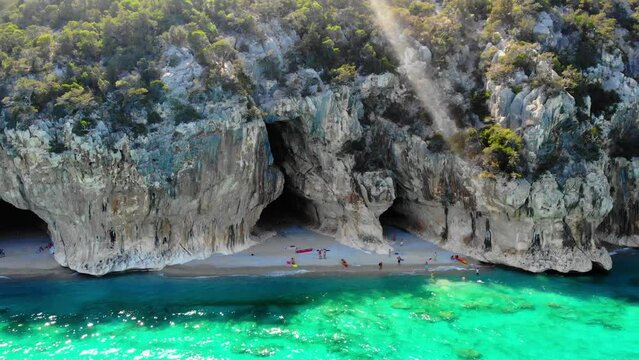 Cala Gonone Orosei coast Sardinia Italy, Cala Mariolu, Italy, east coast of Sardinia, Orosei gulf in the Baunei municipal