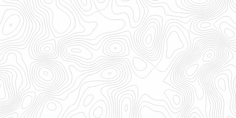 Topographic map. Geographic mountain relief. Abstract lines background. Contour maps. Vector illustration, Topo contour map on white background, Topographic contour lines vector map seamless pattern.