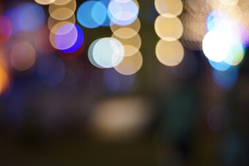 abstract christmas lights