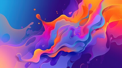Fluid blob organic shapes vector abstract design. Abstract forms for paint liquid silhouette drop in modern style