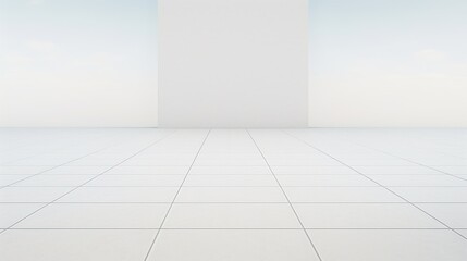 white tile floor or seamless tile wall floor New clean texture for the background.