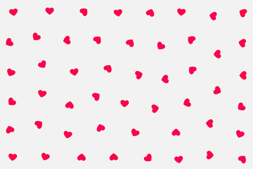 polka style simple heart pattern wallpaper for love message