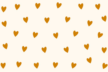 beautiful cute golden heart pattern with lovely message