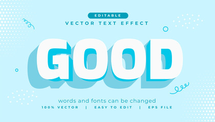 3d style good editable title text effect