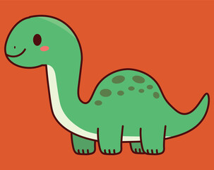 Cute dinosaur illustration, pattern, vector, for backgrounds, children's fabric textures