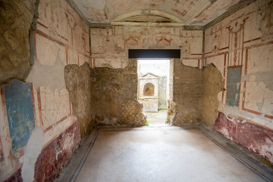 Ancient Roman Town of Herculaneum - Italy