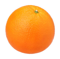 Orange fruit isolated, transparent PNG, PNG format, full depth of field, cut out, single