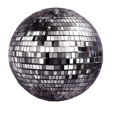 Disco ball isolated on Transparent background 