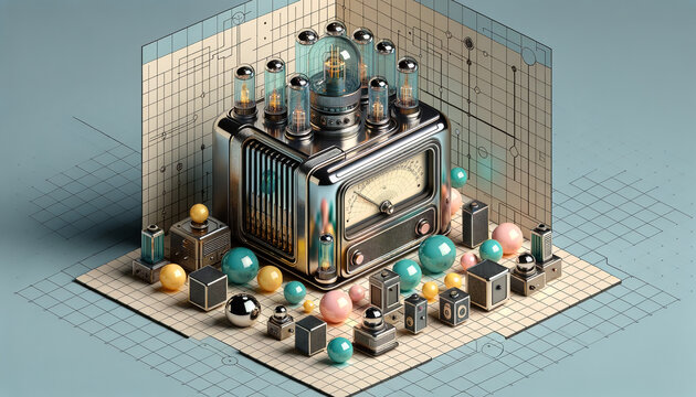 Vintage-Futuristic Monte Carlo Machine: Computational Complexity in Retro Style