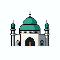 Fototapeta na wymiar illustration of mosque