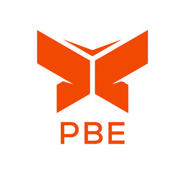 PBE Letter logo design template vector. PBE Business abstract connection vector logo. PBE icon circle logotype.
