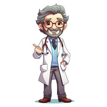 recommend clip art: doctor cartoon character