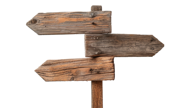 wooden name signboard, transparent background, AI generated image