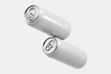 aluminium can soda mockup with minimal scene
