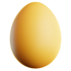Easter Egg Day 3D Icon, Golden Egg